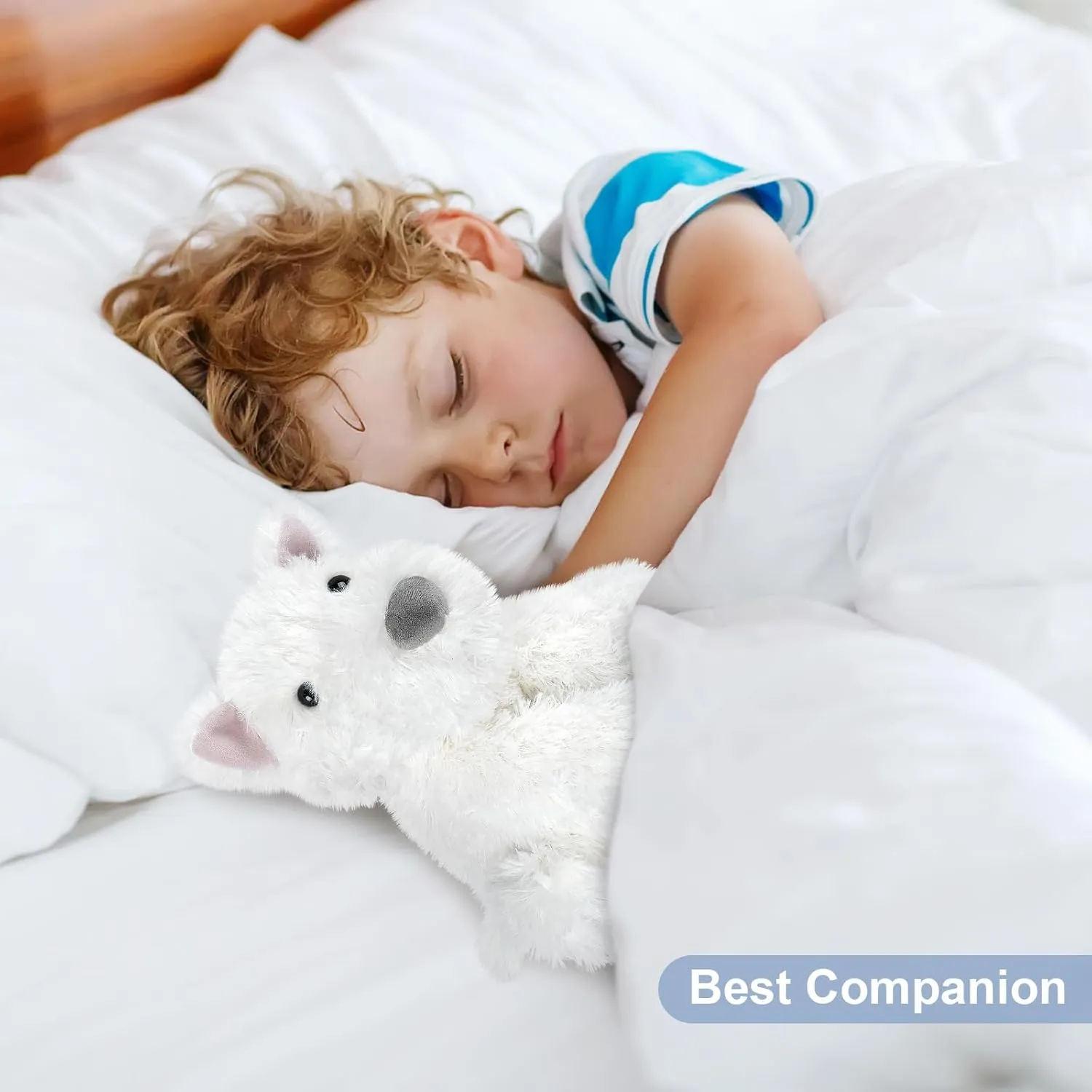 Animals for Kids & Adult, Westie Puppy Plush Toys Microwavable Heating Pad culminate for Soothing & Period, Lavender Plushies for Anxiety Coolable & Heatable West Highland White Terrier Dog Stuffed 