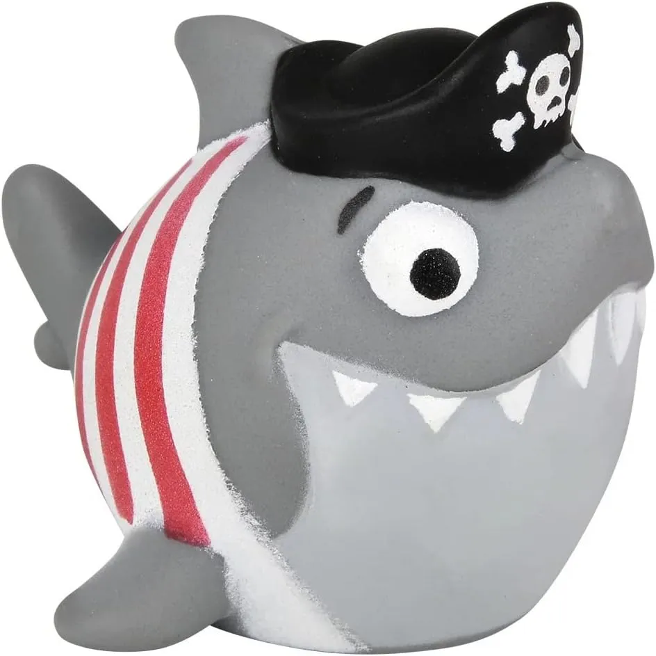 Animals Rubber Bath Toys with Costumes (Sharks in Costume infrequent unable clench intelligence (50)) Fifty (50) 2" Sea 