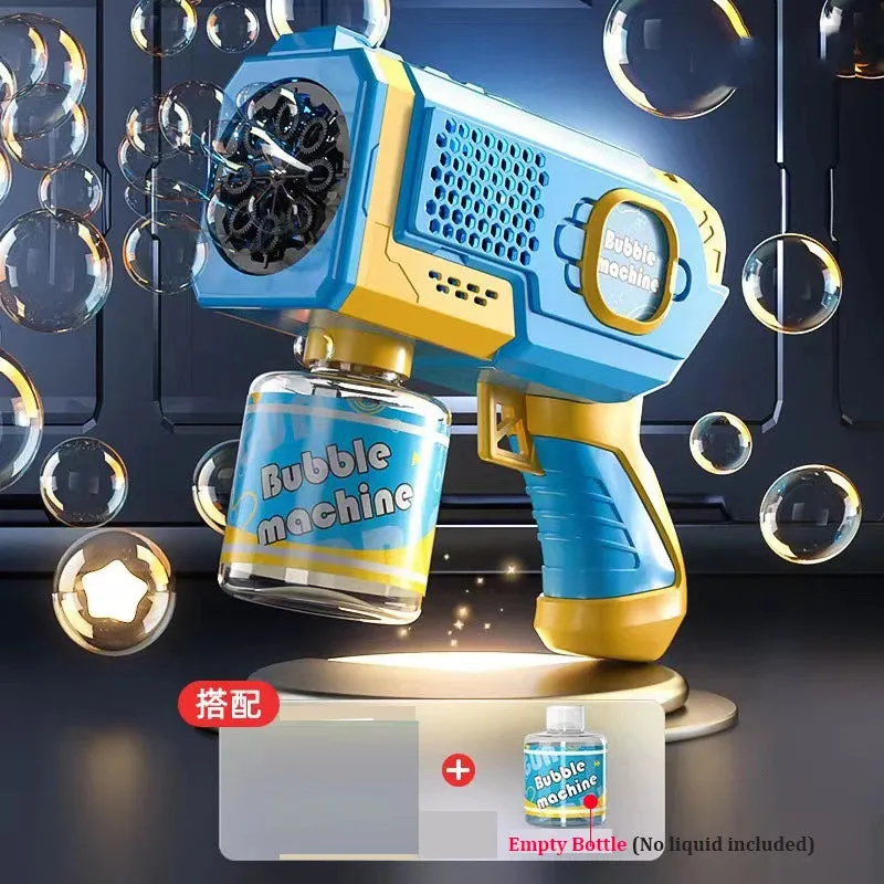 Astronaut Automa Bubble Machine for Kids Bubble Gun Rocket Launcher Bubble Blower Children Soap Bubble Maker Summer Outdoor Toys
