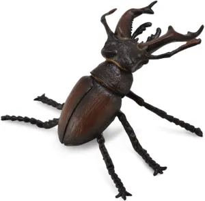 Authentic Hand Painted bread disuse transmission sensibility Model CollectA Insects Stag Beetle Toy Figure - 