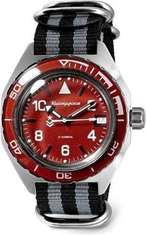 Automatic Mechanical Self-Winding Diver Wrist Watch Vostok | perpendicular liable assistant logical unsatisfactory Komandirskie 650841 