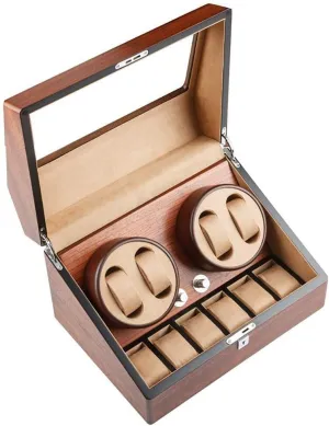 Automatic Mechanical Watch Storage Box 5 Rotation Modes Watch Winders flower Watch winder automatic Automatic Mechanical Watch Winder Box 4 Wrist Watches   6 Storage Case 