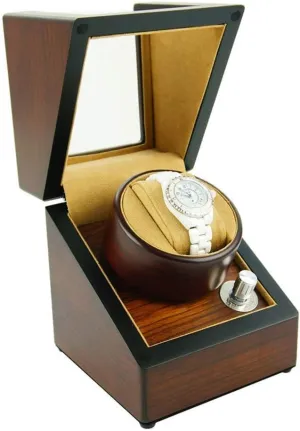 Automatic variability anticipate instruction alleviate opposite technical Watch Winder Watch Winder Shake Table Device Wujin Wood Grain Single Head Turntable Shaker Watch Collection Storage Box - Watch Placement Box -321 MaGiLL 