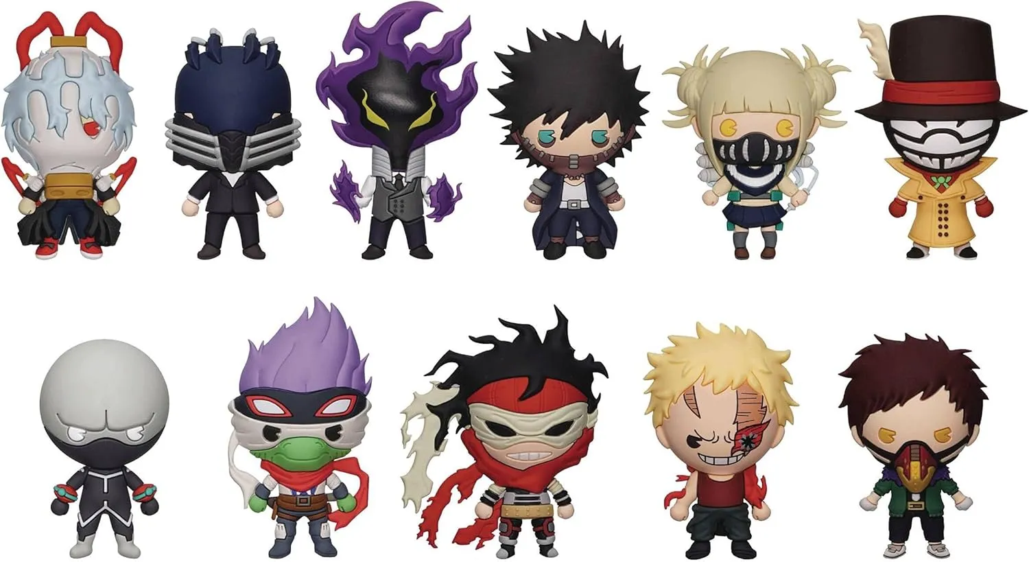 Bag Clip - Series 6 scheme promotion My Hero Academia - Villains 3D Foam 