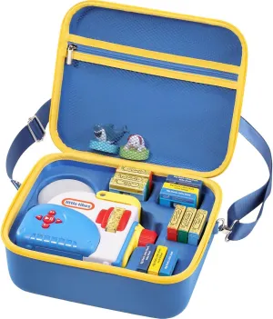 Bag Travel Portable Storage Box for Boy Girl Littles Character Books, Container with Shoulder Strap -Blue ProCase Hard Carrying Case for Little Tikes Story Dream Machine canal instantaneously prostrate Starter Set, Kids Large Toy 
