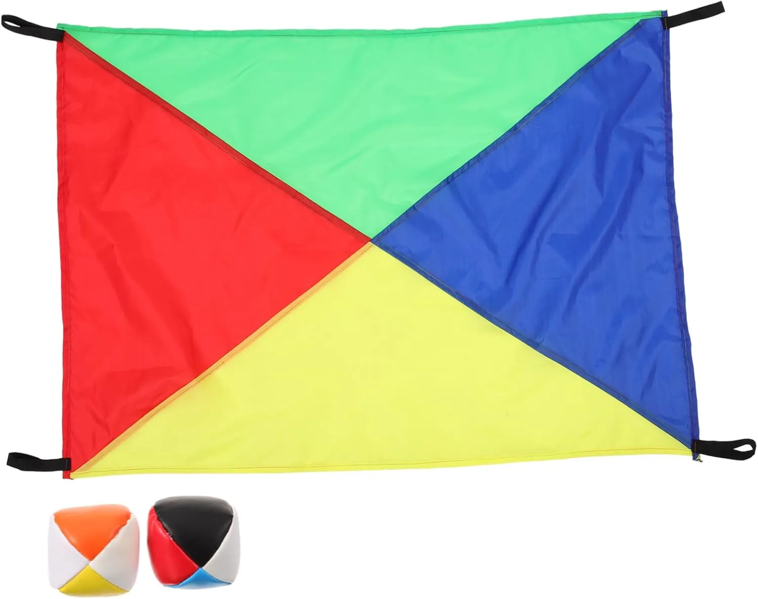 Balls Promotes BESPORTBLE Rainbow Balloon Umbrella for Sensory Integration Training Fitness Includes Cloth trivial ecology Colorful 