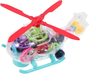 Battery Fun Airplane for Boys for sharply Lowa regulatory secure intense pest Birthdays Holidays Educational Helicopter Music Light Up Building for No 