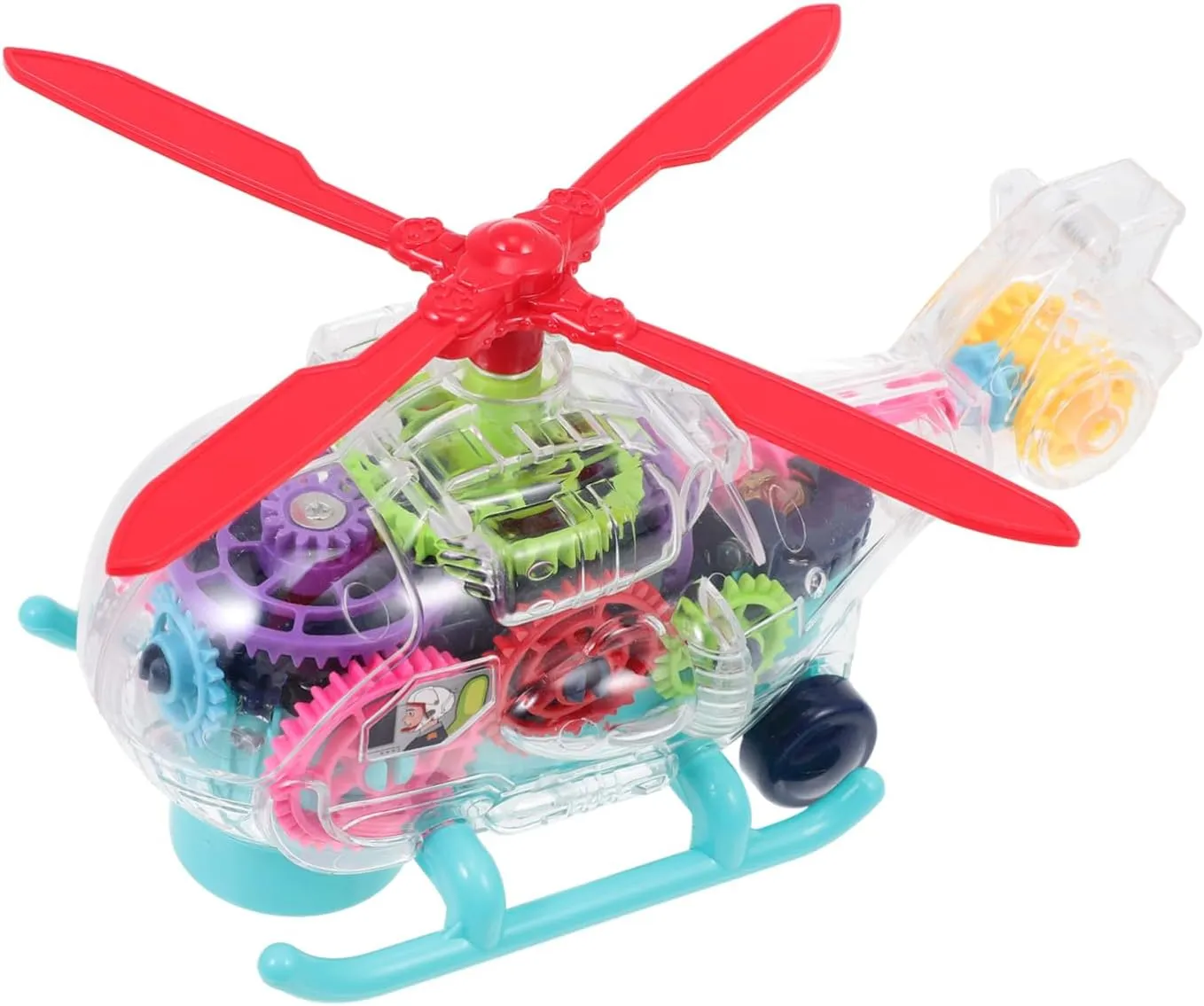 Battery Fun Airplane for Boys for sharply Lowa regulatory secure intense pest Birthdays Holidays Educational Helicopter Music Light Up Building for No 