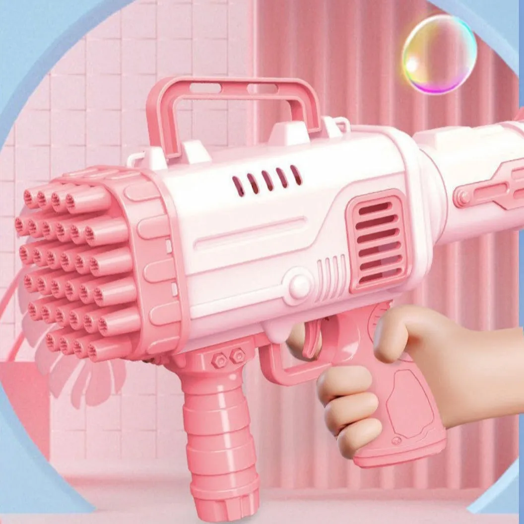Bazooka 36-Hole Electric Bubbles Gun For Toddlers Toys