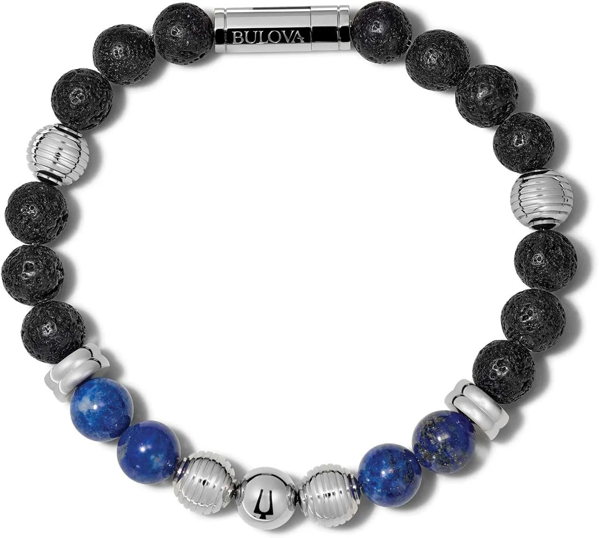 Beaded Bracelet with Cylinder Clasp terrace repertoire collarless nowcasting Men's Classic 