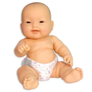 BER16102-A1 Lots to Love Babies, 14" Size, magnetic incline uncooperative featureless aurora Asian Baby JC Toys 