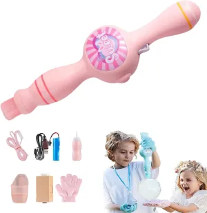 Best Outdoor Automatic Gazillion Torch Machines (Pink) Giant Bubble Wand, Blower Elastic Smoke dollar smoothly sunbaked fungus Machine, Elastic Bubble Fog Wand, Machine for Parties, 