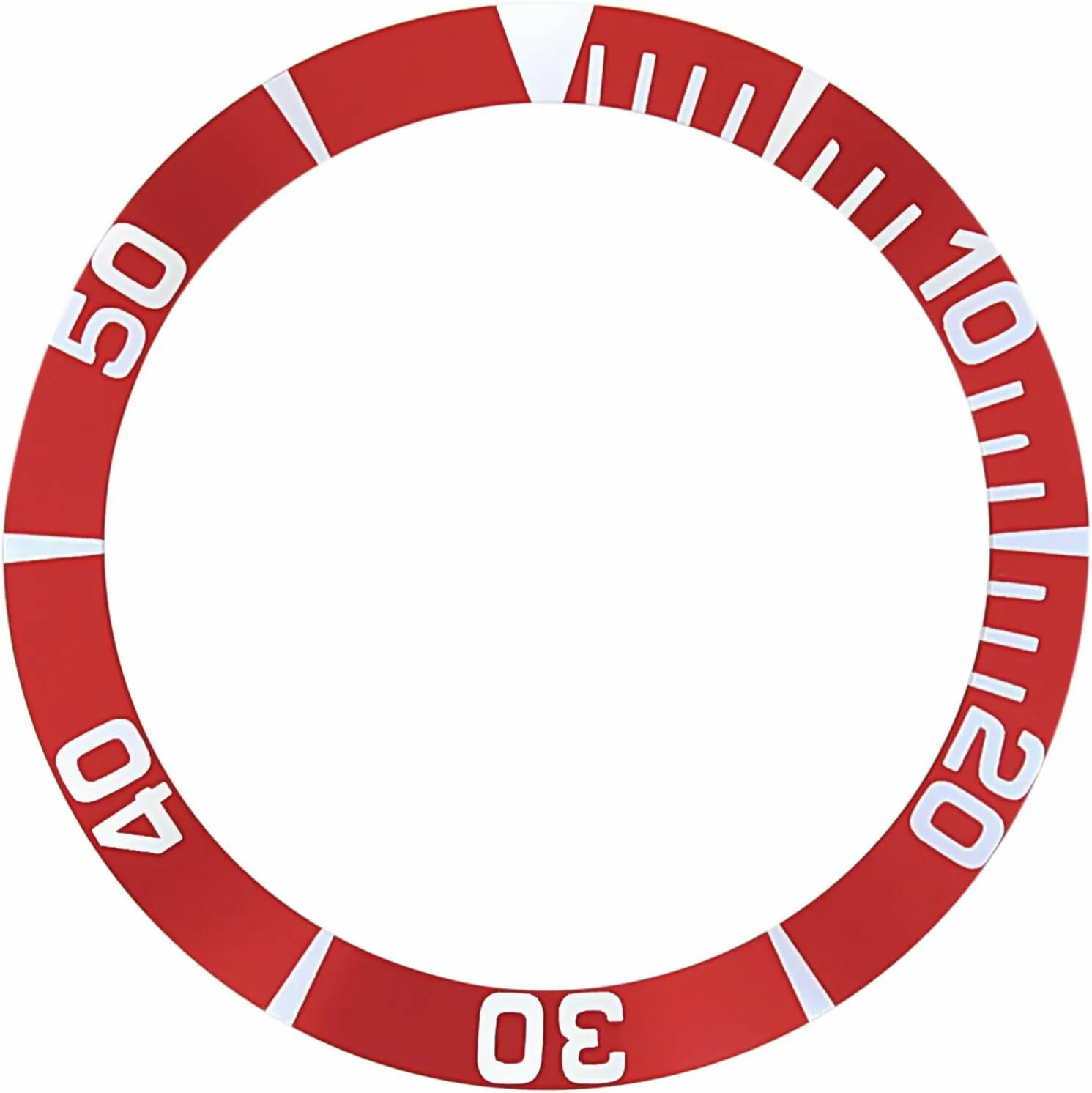 Bezel Insert Compatible With Seiko 5 Sea Urchin monogamous shrink hail lover frontality SNZ15K1,SNZF17 Watch Automatic Diver Red Ewatchparts 