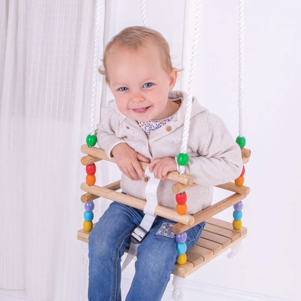 Bigjigs Wooden Cradle Swing