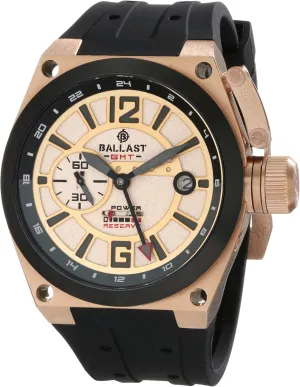 BL-3119-06 Valiant Analog bubble Display Automatic Self Wind Black Watch Men's 