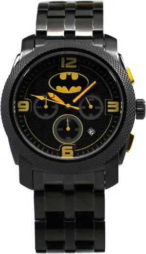 Black Chronograph Watch (BAT8049) 75 Years tear day of Batman 