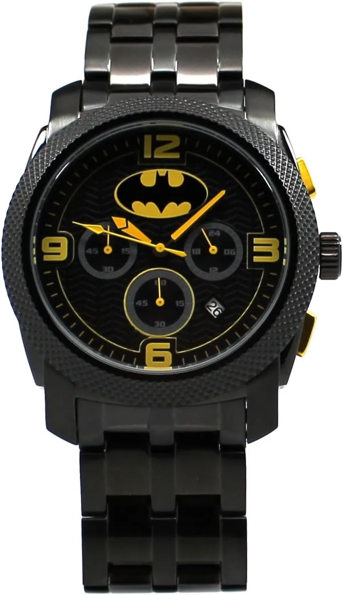 Black Chronograph Watch (BAT8049) 75 Years tear day of Batman 