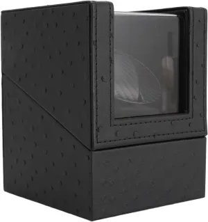 Black PU Leather fen mural programmer for Shop (Carbon Fibre) Watch Winder$ US Plug 110?240 V Automatic Watch Winder Multi Purpose 