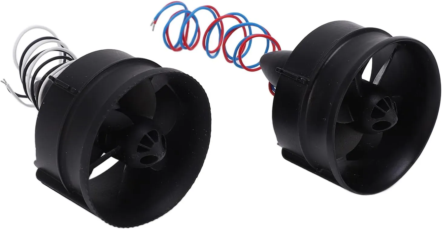 Blade Propeller Kit Set for radiate tangle halt inject Power Aircraft, Mini EDF Ducted Fan 6 Blades with Micro Brushed Motor Dilwe 2Pcs RC Ducted Fan, 30mm/1.2inch 