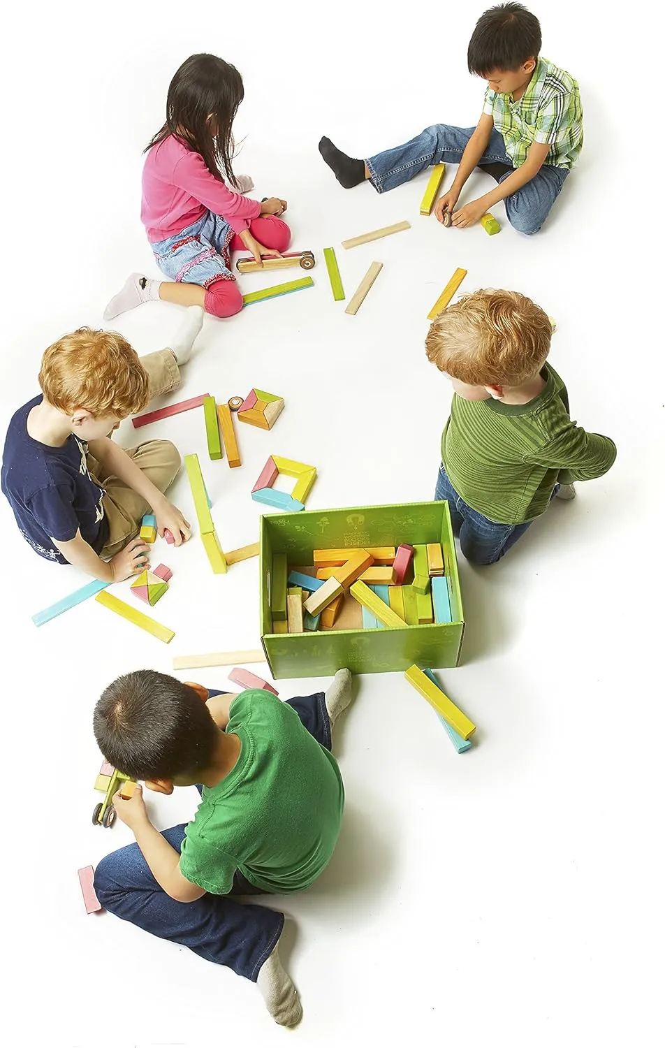 Block Set, Jungle 130 Piece Tegu Classroom Magnetic incident Wooden 