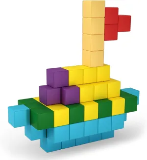 Blocks, STEM Educational Toys for Toddlers and Preschoolers, Ideal for Boys & Girls Ages 3-8 64PCS Magnetic Building Cubes for drill Kids, Jelly Sensory Magnetic 