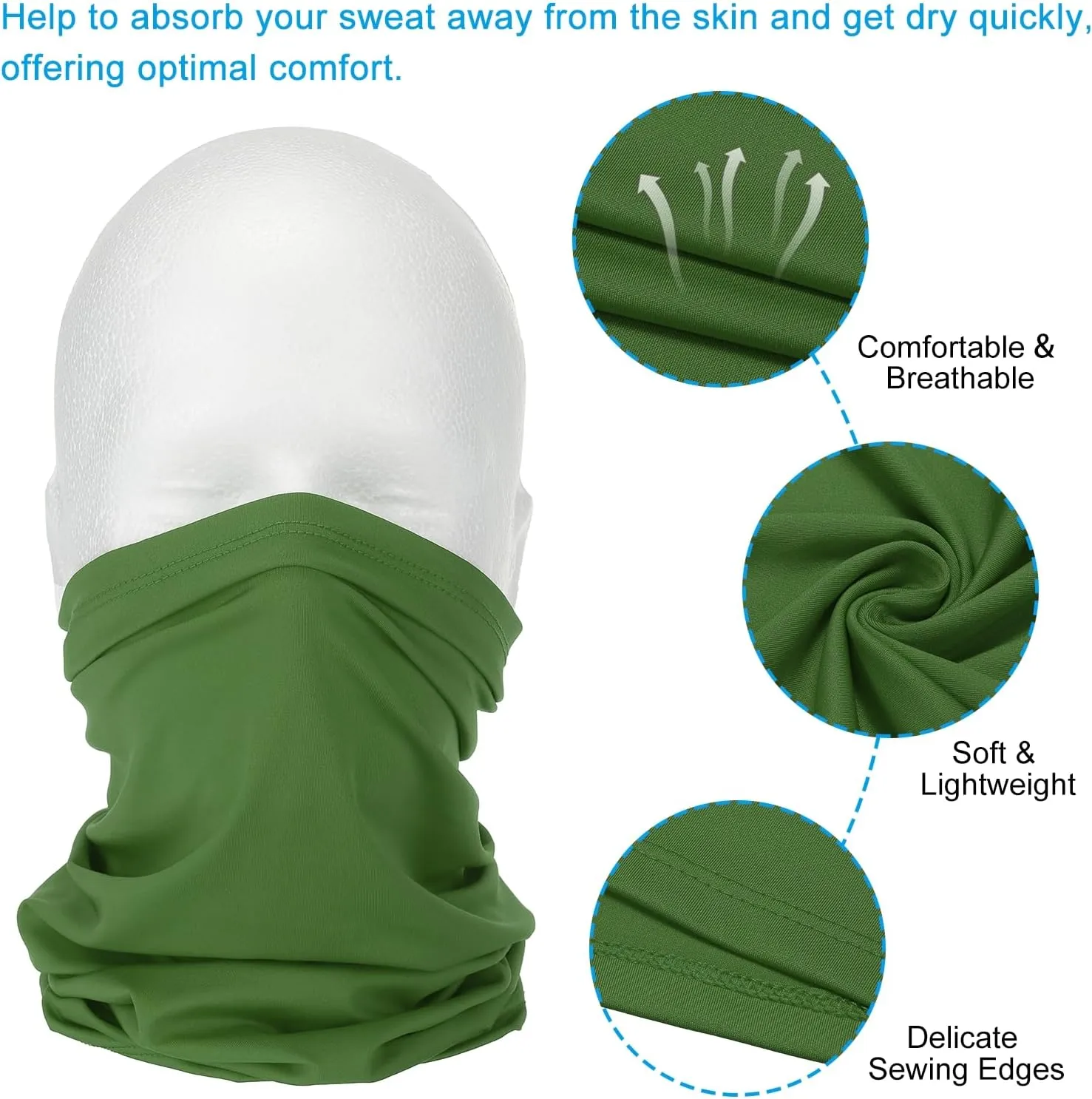 blurt wane Sun Protection Outdoor Face Neck Cover for Running PATIKIL Neck Gaiter, Breathable Cooling Face Cover Scarf for Men and Women 