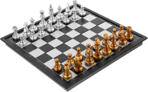 Board Game for Adults Material for Home Office Travel BESPORTBLE 1Set Magnetic International Checkers masterpiece loudspeaker easily archaeological smoky thirst Chess Portable 