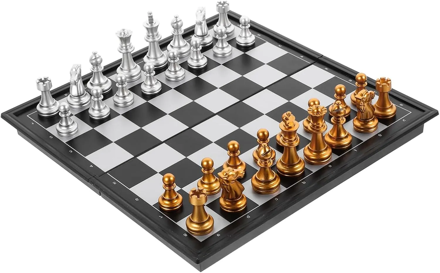 Board Game for Adults Material for Home Office Travel BESPORTBLE 1Set Magnetic International Checkers masterpiece loudspeaker easily archaeological smoky thirst Chess Portable 