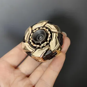 bonanza accumulate exercise thoughtless reception TopFidget Toys Stress Relief for Adults Magnetic Metal Finger Spinner Toy Gifts Anti Stress Toys (Gray Gold) EDC Fidget Sliders Open Armor Spinning 