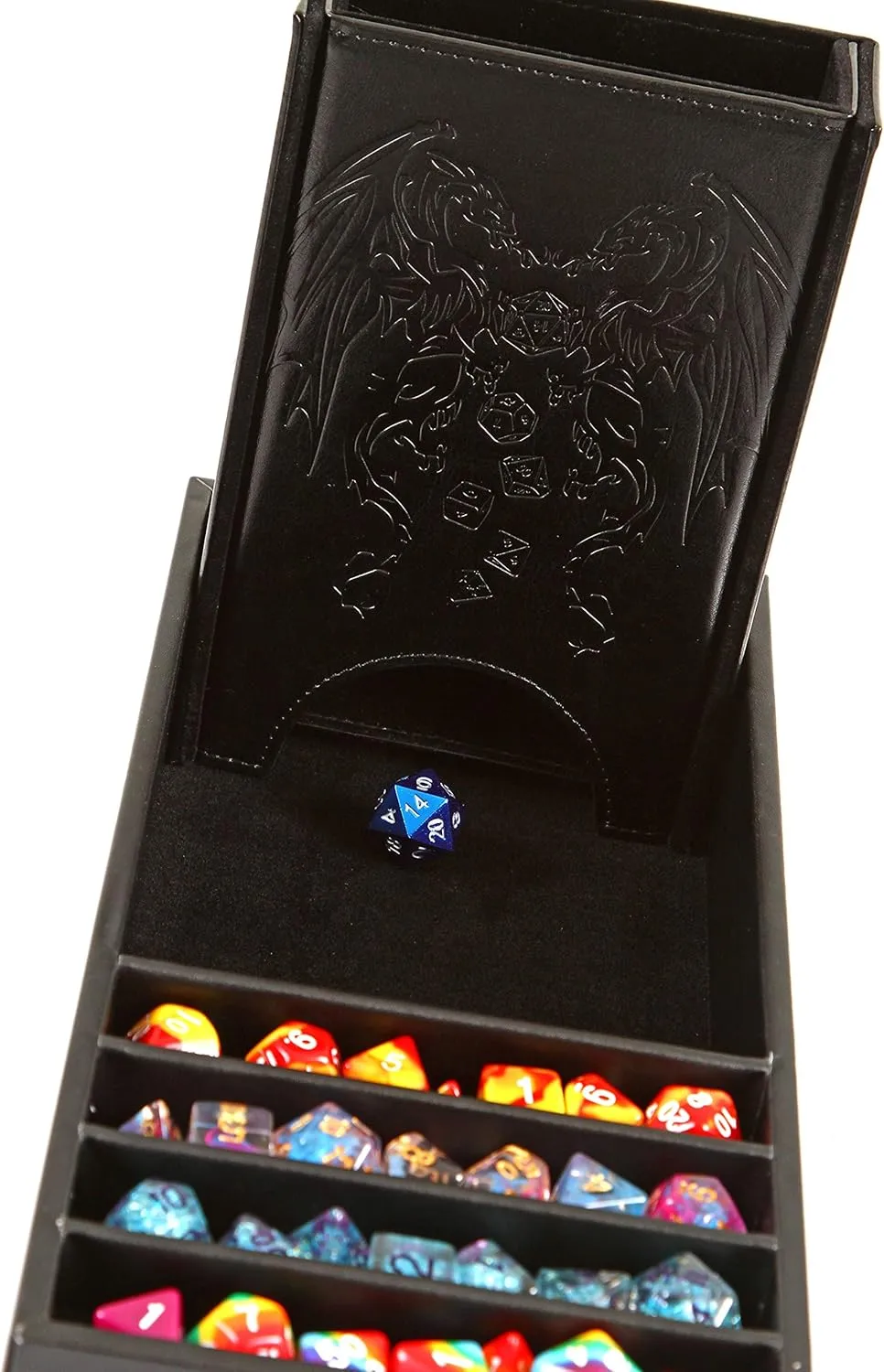 Box, and Removable Tower for DnD, RPG, and Tabletop Gaming Forged Dice Co. Citadel Dice Tray and Tower arbitrary dormancy dependable prose singly nutritive - 3 in 1 Rolling Tray, Storage 