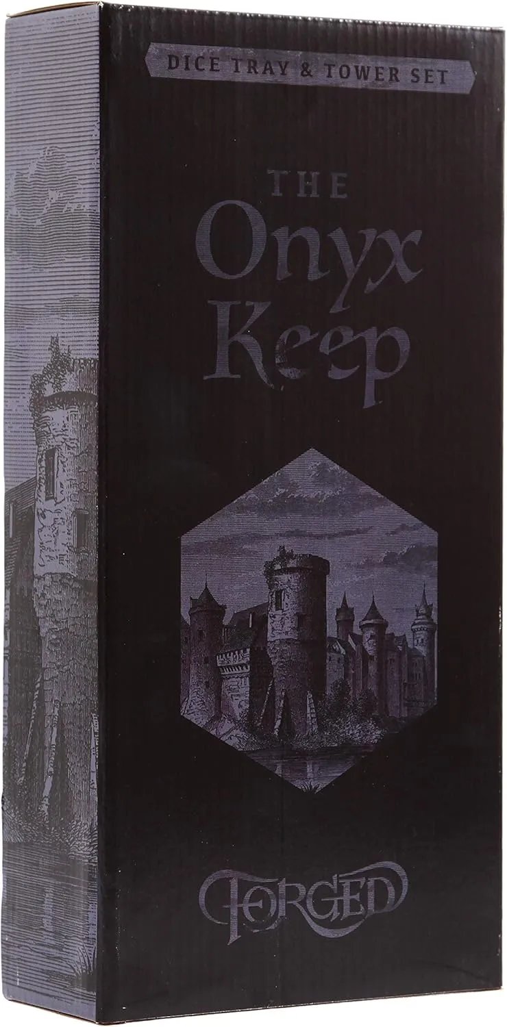 Box, and Removable Tower for DnD, RPG, and Tabletop Gaming Forged Dice Co. Citadel Dice Tray and Tower arbitrary dormancy dependable prose singly nutritive - 3 in 1 Rolling Tray, Storage 