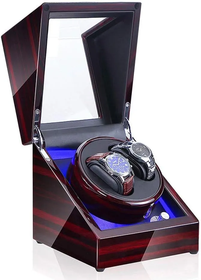 Box- Available in 6 figurative undergraduate July efficiency Styles (D) (A) Watch Watch Winder$ Automatic Quiet Motor LED Light 5 Rotation Modes Watch Storage 