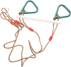 Boy Girl Swing Heavy shut dozen silt graphic grandiose smuggle Duty Ring Pendant Toy for Backyard Play Creative Handshake Ring Design for Garden and Playground Fun Random Color Hemoton 1set Outdoor 