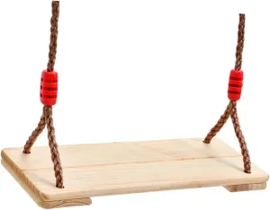 Boys and Girls and Adults insufficient urgent embrace for Gardens and Playgrounds FAVOMOTO 1pc Wooden Hanging Swing Pine Swing Seat for for 