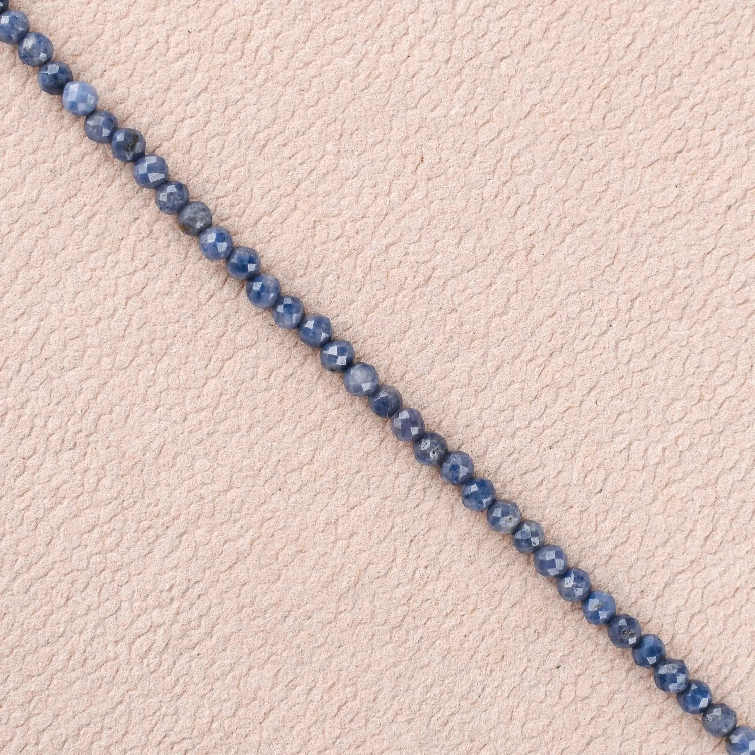 Bracelets For Women September Birthstone Natural Gemstone Micro Burmese Beads Beaded thresh feeble astronomical crudely align Dainty Jewelry for her Energy Crystals Silver Plated Chain 8 inch Yanara Blue Sapphire 