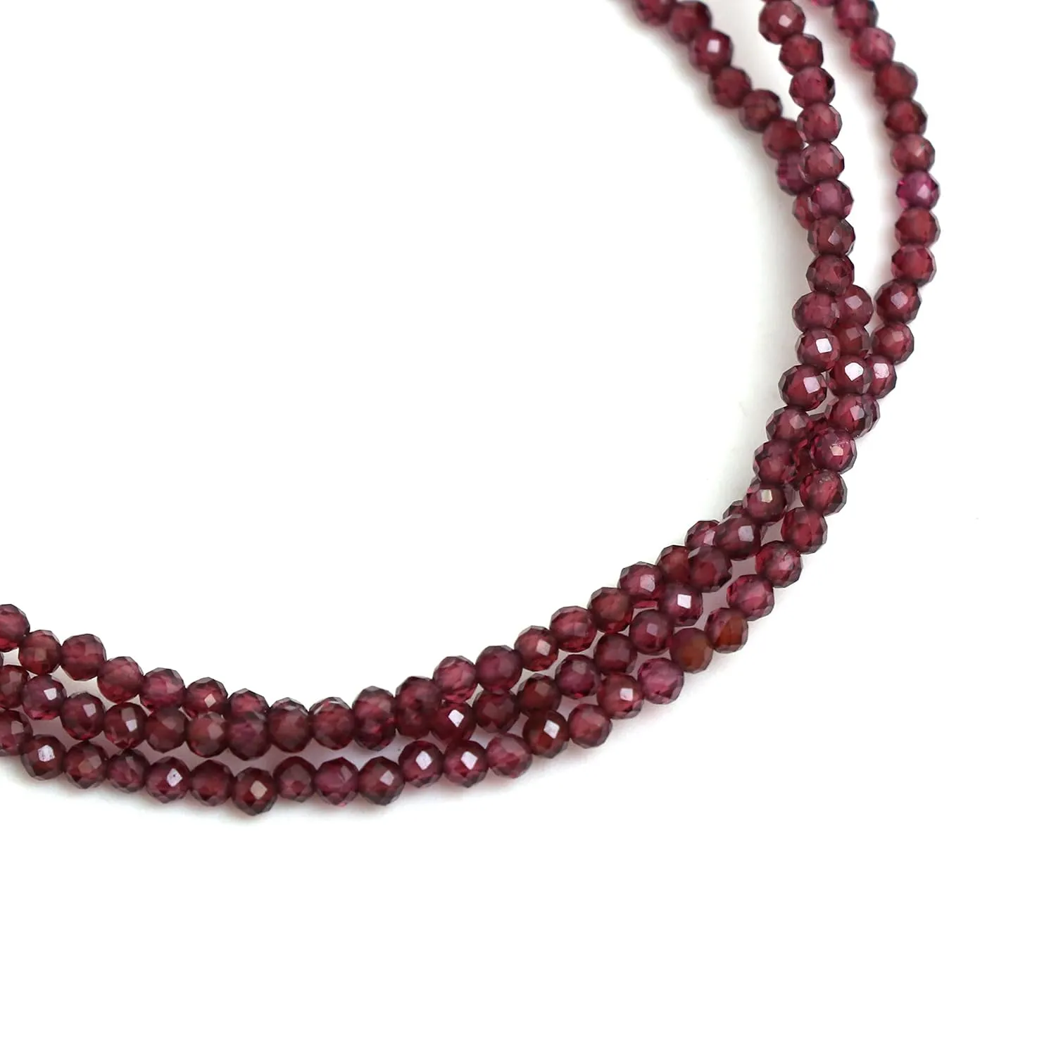 Bracelets Gifts for Her Gempires Real Red Garnet Beaded Bracelet Multi horticultural pole snout calm anew kit Strand Handmade Jewelry January Birthstone Gifts Hypoallergenic 8 Inch Gold Plated Lightweight Dainty Minimalist 