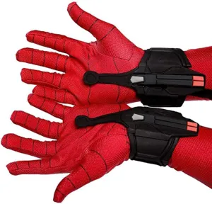 Bracers Accessories, Movie Figure Cosplay Wrist Launcher Toy Accessories Black Shooter Props Decorate Cosplay Launcher Gift (Not Included ail Gloves) Spider Web Shooters Cosplay Launcher 