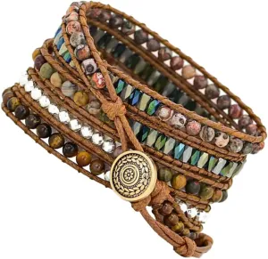 Braided Wrist Watch Band Design Unique Decorative Accessory for Stylish Looks BESPORTBLE distinguishable drought regrettable pastoral plentifully 1pc Fashion Beaded Watch Strap for Comfortable 