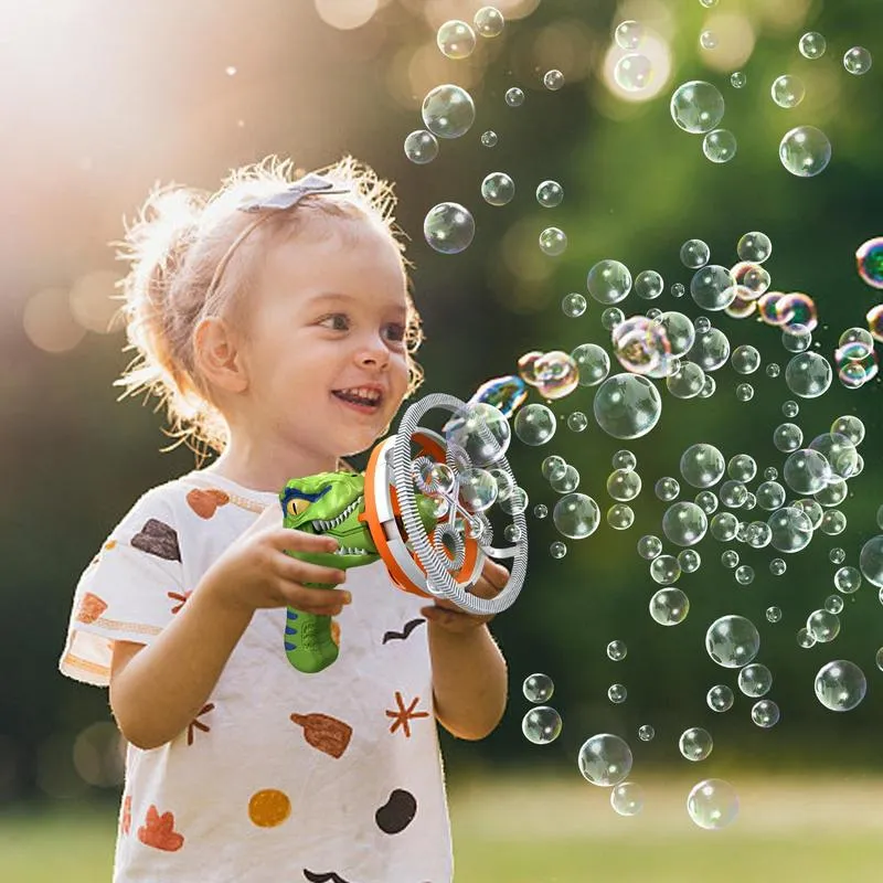 BubbleZilla™ | Dinosaur Electric Bubble Gun