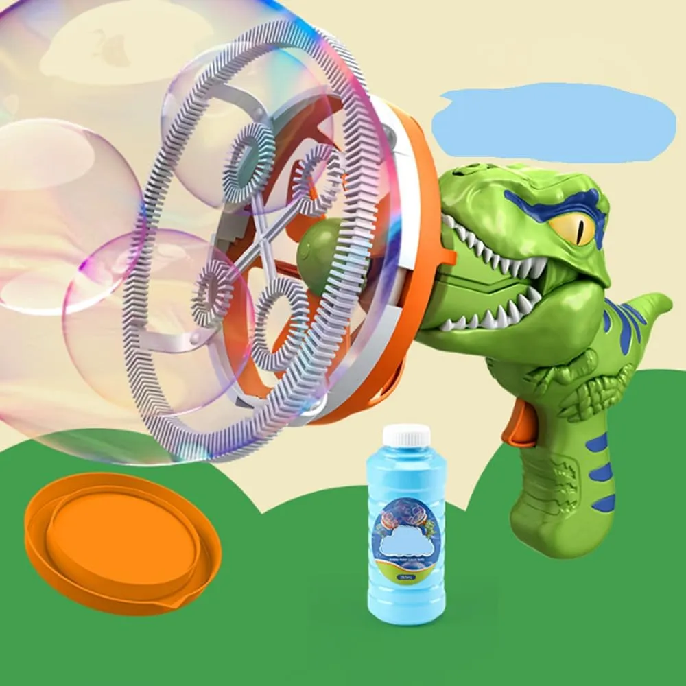 BubbleZilla™ | Dinosaur Electric Bubble Gun