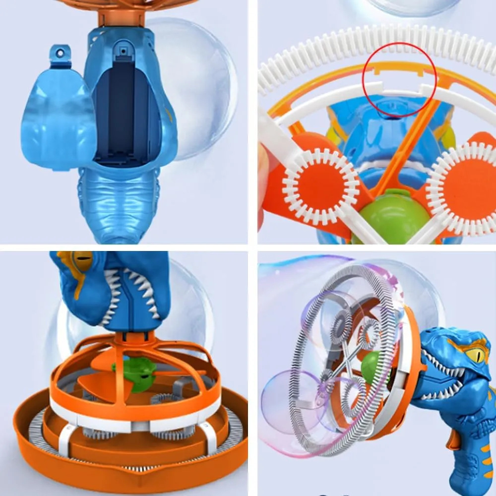 BubbleZilla™ | Dinosaur Electric Bubble Gun