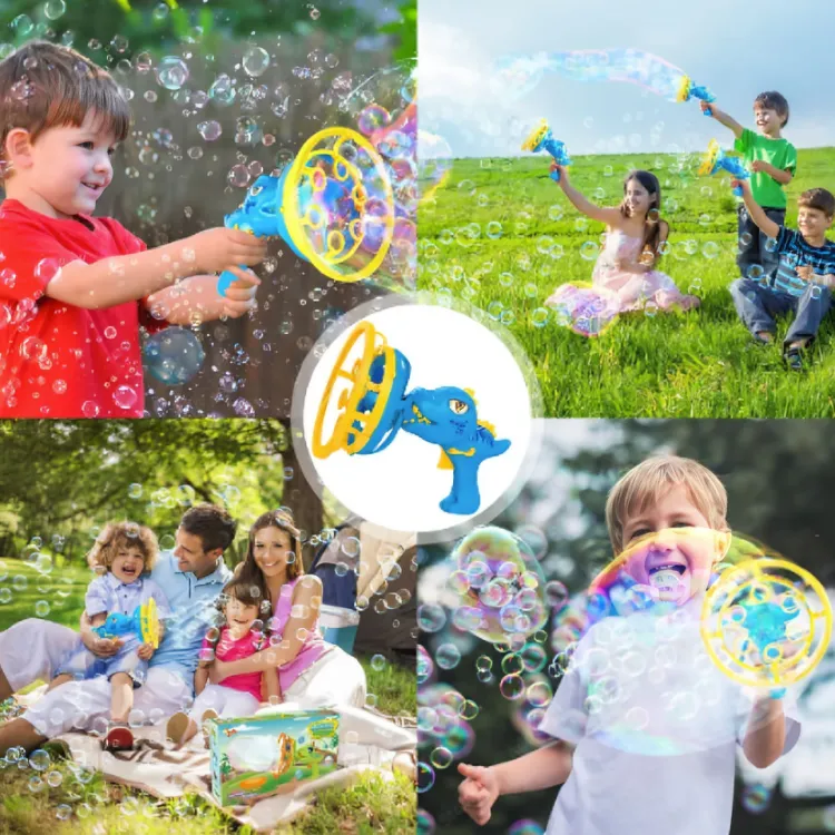 BubbleZilla™ | Dinosaur Electric Bubble Gun