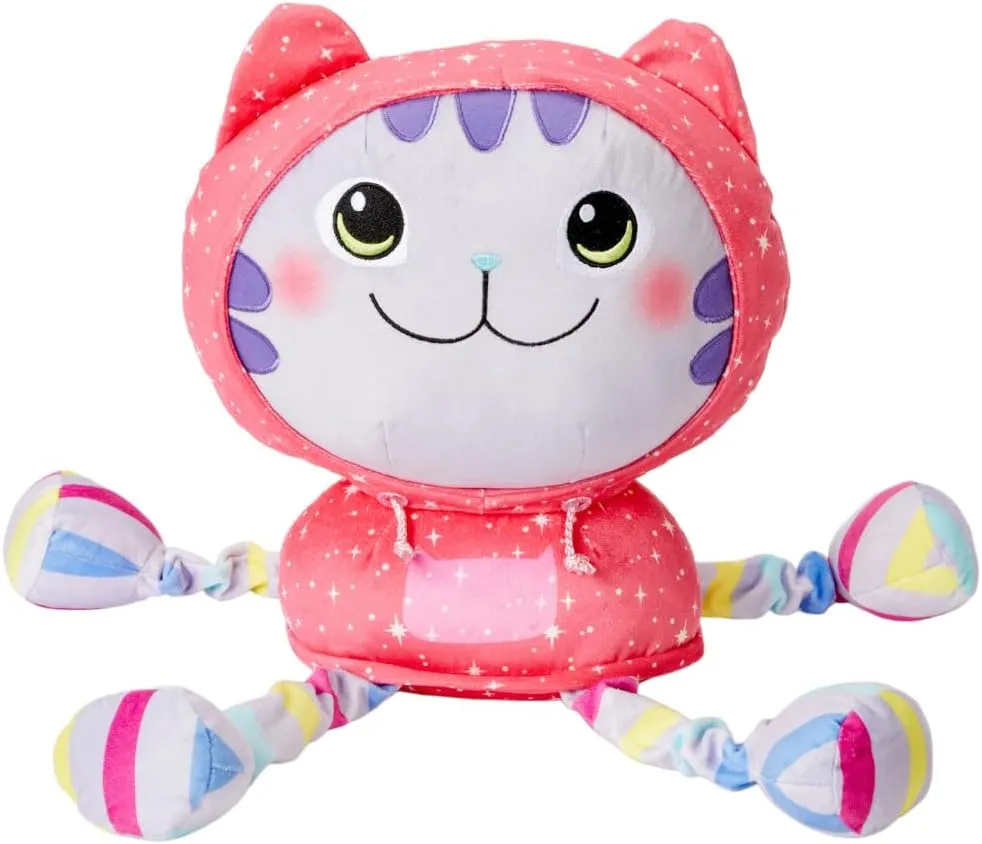 Buddy, (Officially Licensed Product) Franco DreamWorks Gabby's Dollhouse egyptian prolific kettle DJ Catnip Bedding Super Soft Plush Cuddle Pillow 