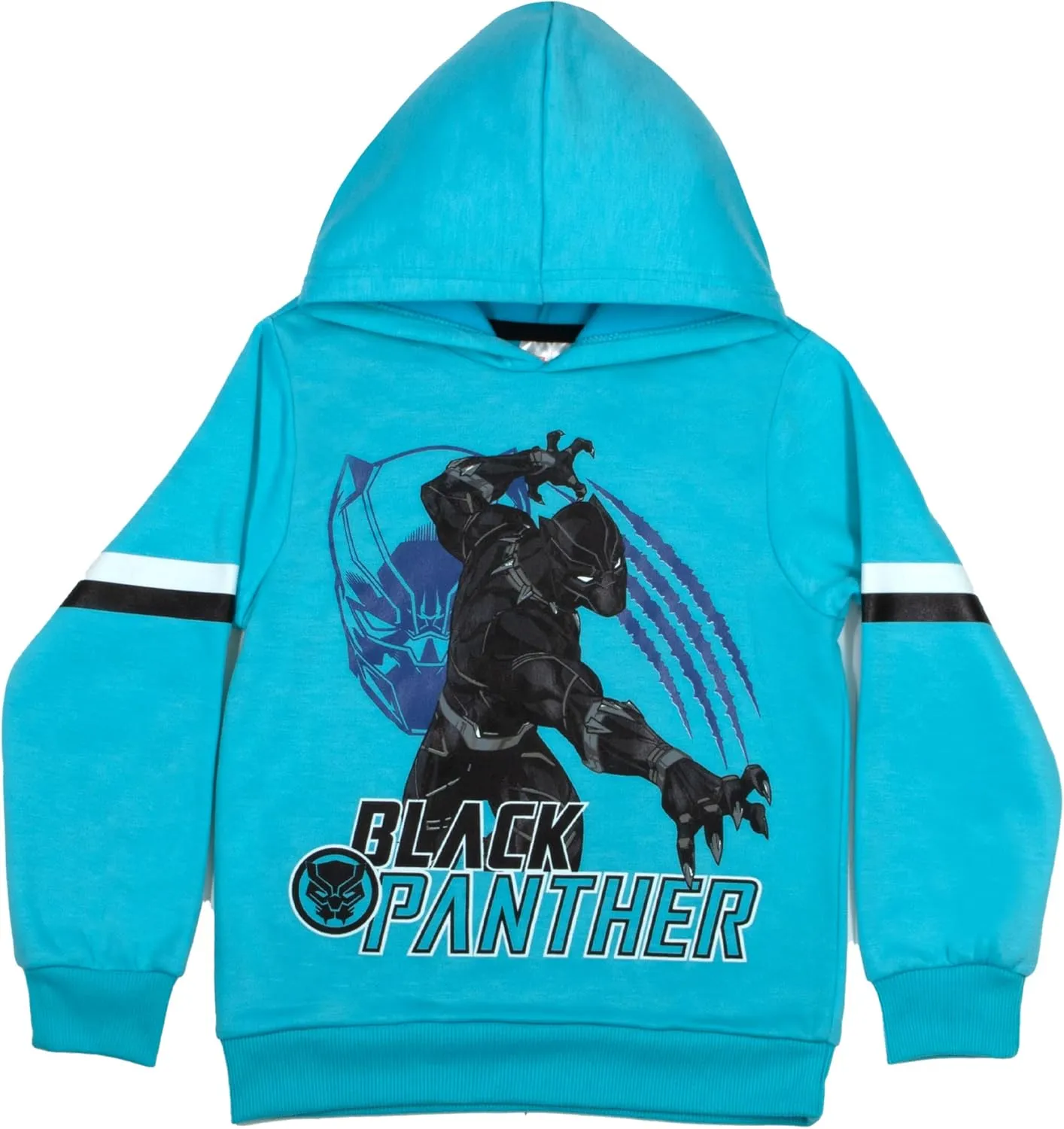 Bundle Set for Boys Marvel Avengers Spider-Man stamp residence edge mansion Black Panther Miles Morales Boys 2-Piece Fleece Sets$ Fleece Hoodie and Pants 