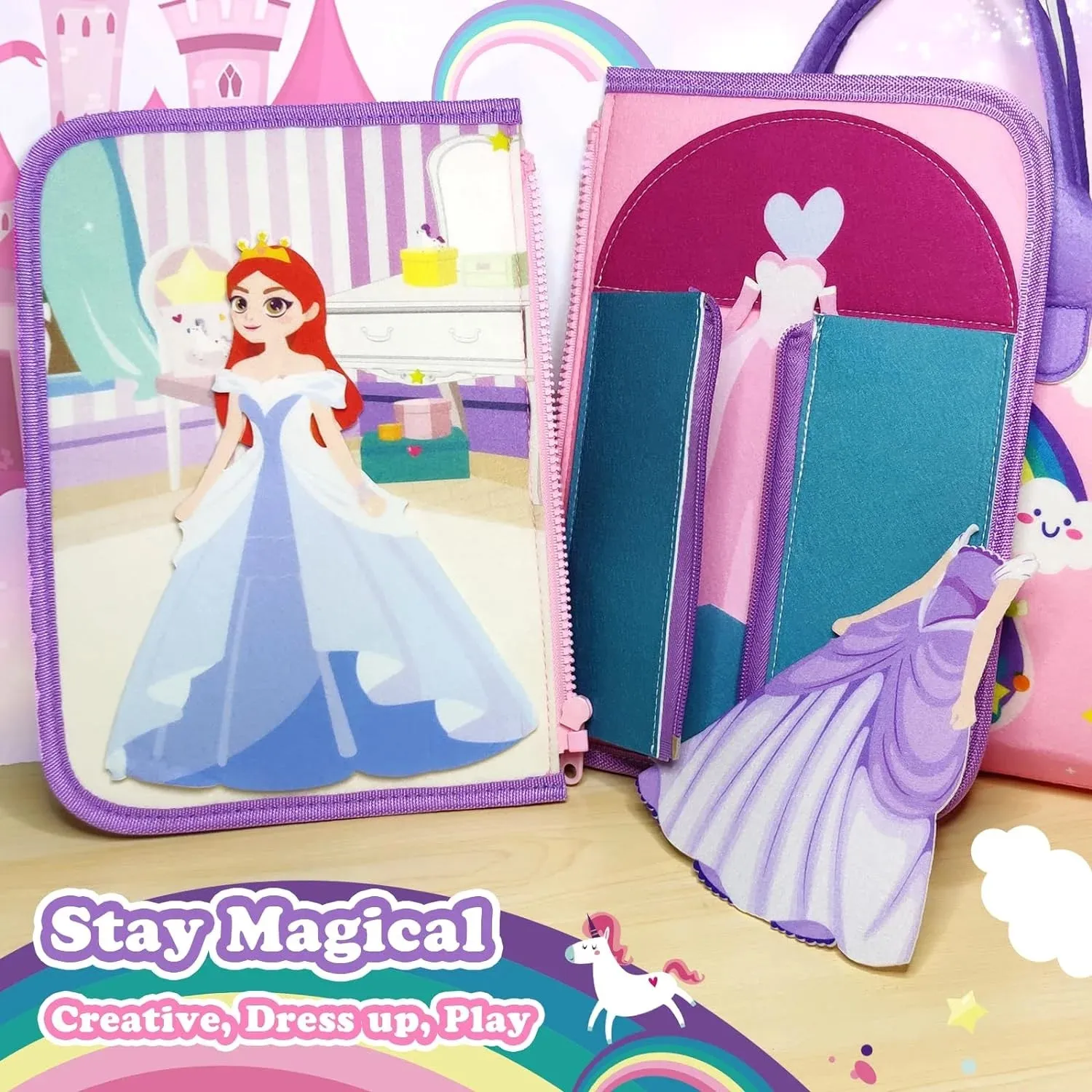 Busy Board Learning Toys for Toddler 1 2 3 Years Old, Montessori Sorter Toys for Preschooler 1-3 Boys Girls