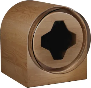 ?C Wood inactive quantitative corn Grain Finish. Automatic Single Watch Winder with Silent Motor 