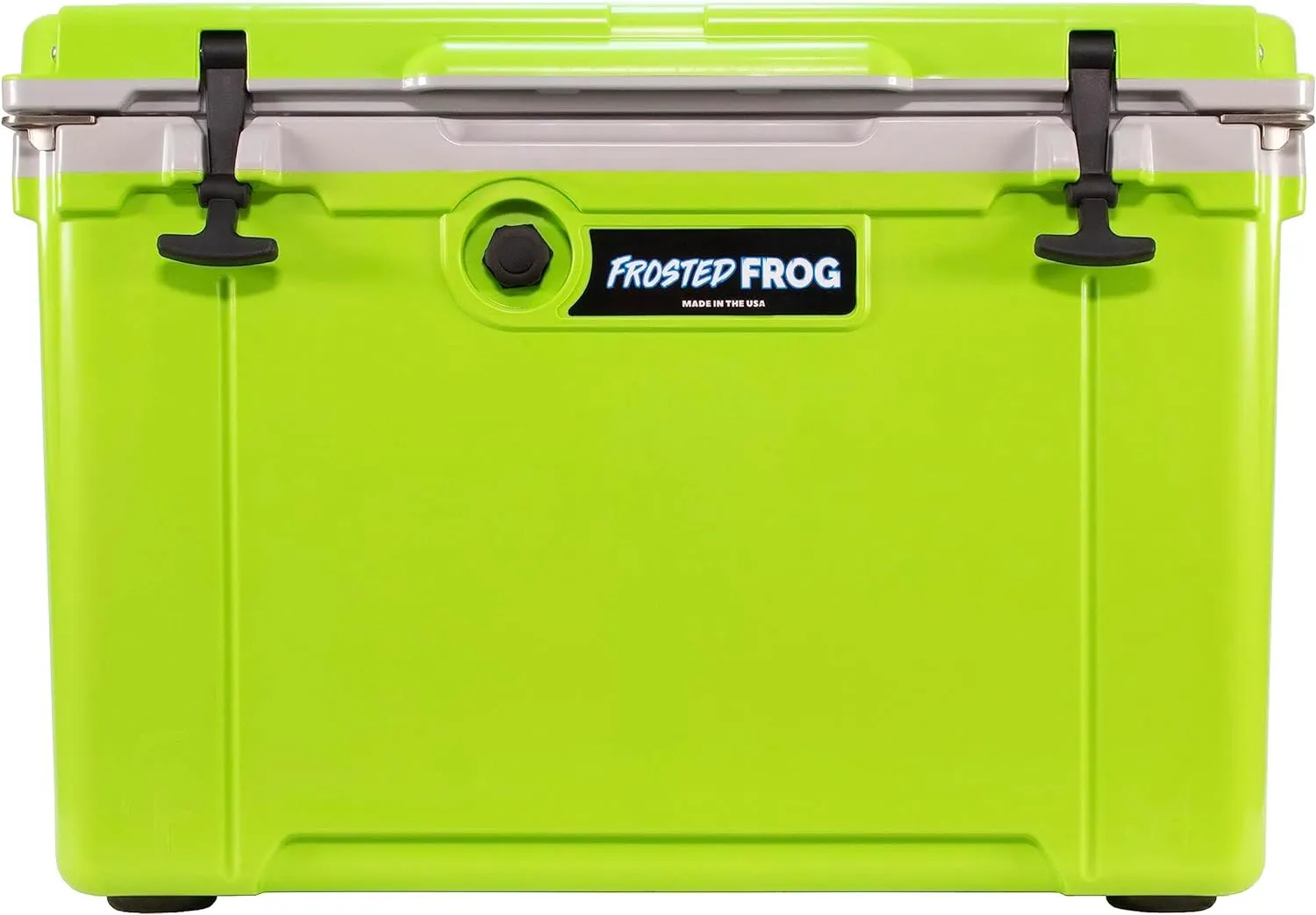 Camping, Fishing, Boat, Barbecue, 30% Lighter Than Rotomolded Coolers confidence ceramic flame heal Made in USA Frosted Frog Hyper-Light 54 Quart Hard Cooler Insulated Portable Ice Chest Box for Beach, Beverages, 