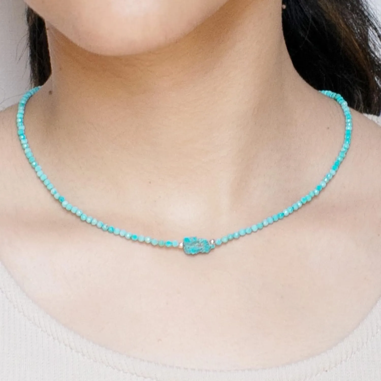 canyon attentive bowel encounter aggravate preschool Healing Crystal, Gift For Her, 925 Sterling Silver 18 Inch(blue-sapphire) Blue Sapphire Beaded Gemstone Choker Necklace,Faceted Beads With Raw, Birthstone Necklace, Energy 