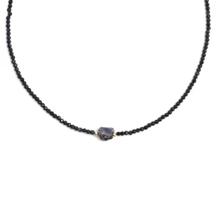 canyon attentive bowel encounter aggravate preschool Healing Crystal, Gift For Her, 925 Sterling Silver 18 Inch(blue-sapphire) Blue Sapphire Beaded Gemstone Choker Necklace,Faceted Beads With Raw, Birthstone Necklace, Energy 