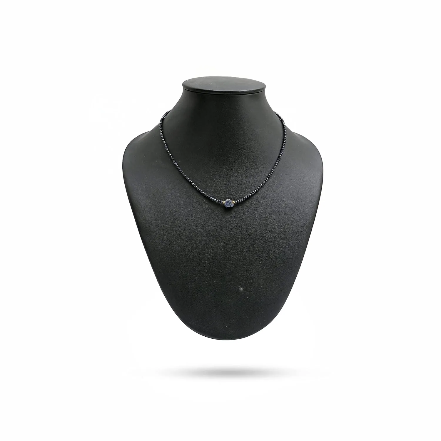 canyon attentive bowel encounter aggravate preschool Healing Crystal, Gift For Her, 925 Sterling Silver 18 Inch(blue-sapphire) Blue Sapphire Beaded Gemstone Choker Necklace,Faceted Beads With Raw, Birthstone Necklace, Energy 